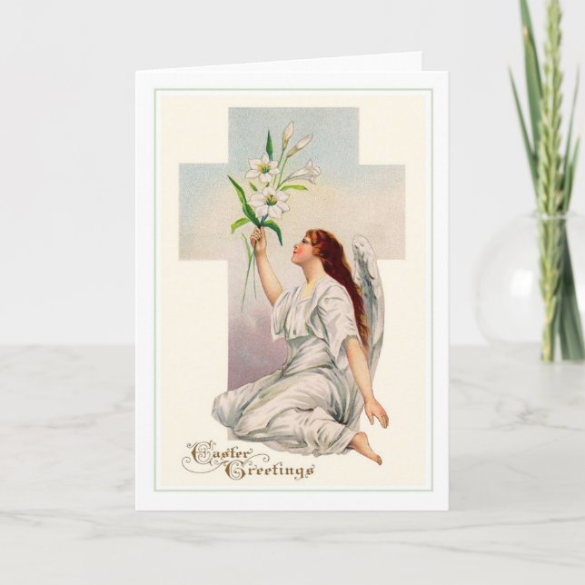 Vintage Easter Holiday Card (Front)