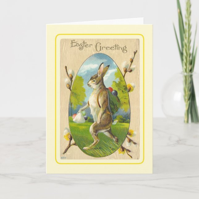 Vintage Easter Holiday Card (Front)