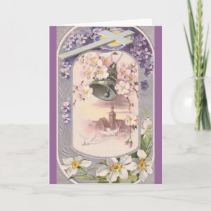 Vintage Easter Holiday Card