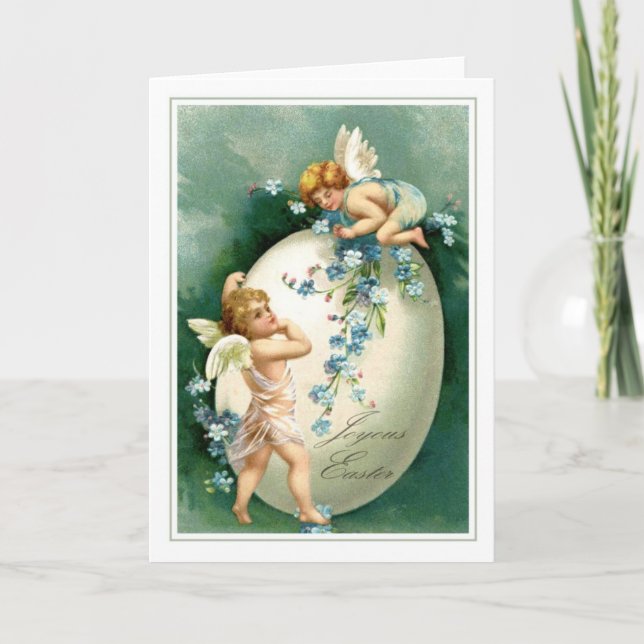 Vintage Easter Holiday Card (Front)