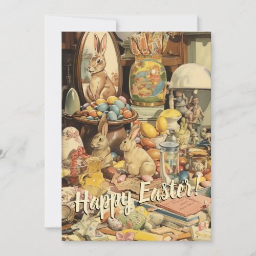 Vintage Easter Holiday Card