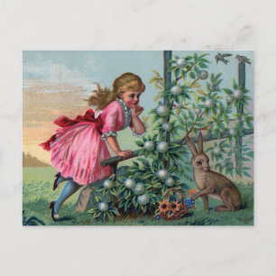 Vintage Easter Holiday Postcard