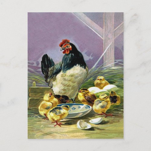 Vintage Easter Holiday Postcard