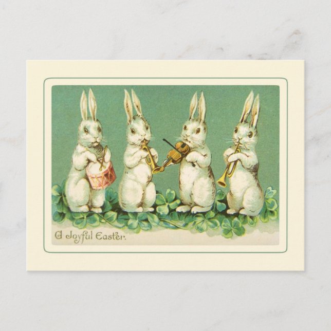 Vintage Easter Holiday Postcard (Front)
