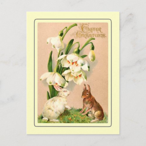 Vintage Easter Holiday Postcard