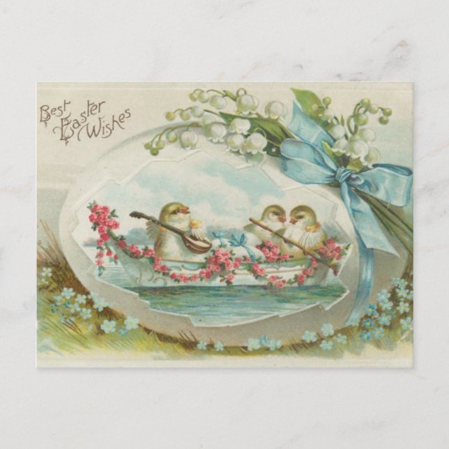 Vintage Easter   Holiday Postcard (Front)