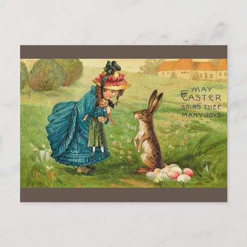 Vintage Easter Joys Postcard