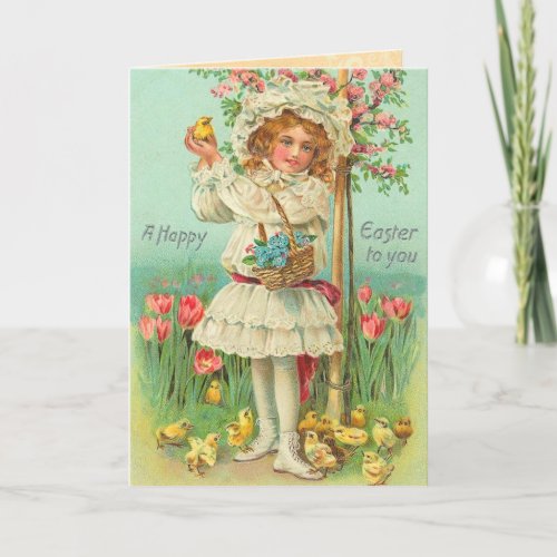 Vintage Easter Kids Card