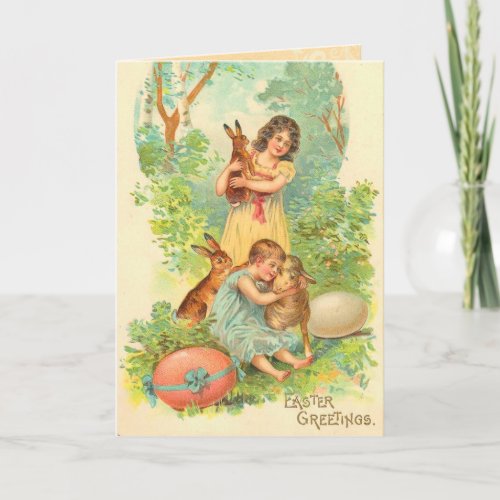 Vintage Easter Kids Card