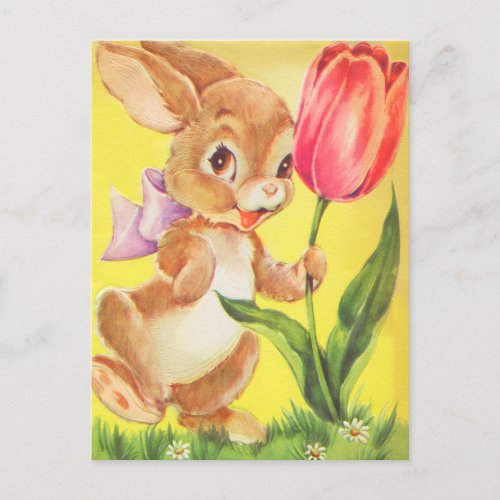 Vintage Easter Kids Postcard