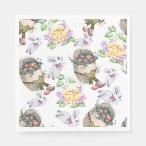 Vintage Easter Paper Napkins