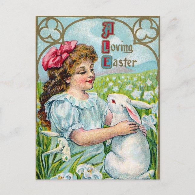 Vintage Easter Postcard (Front)