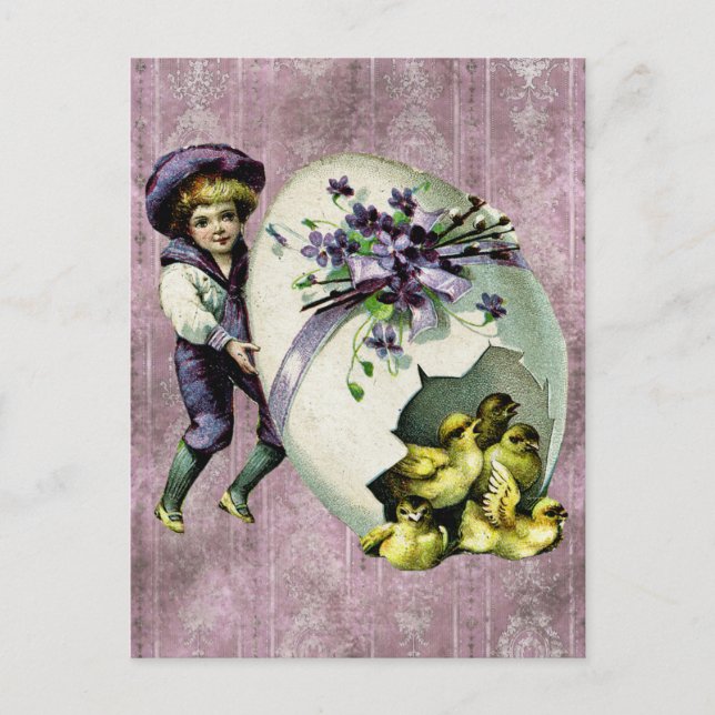 Vintage Easter Postcard (Front)