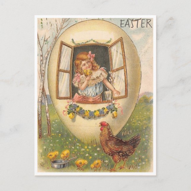 Vintage Easter Postcard (Front)