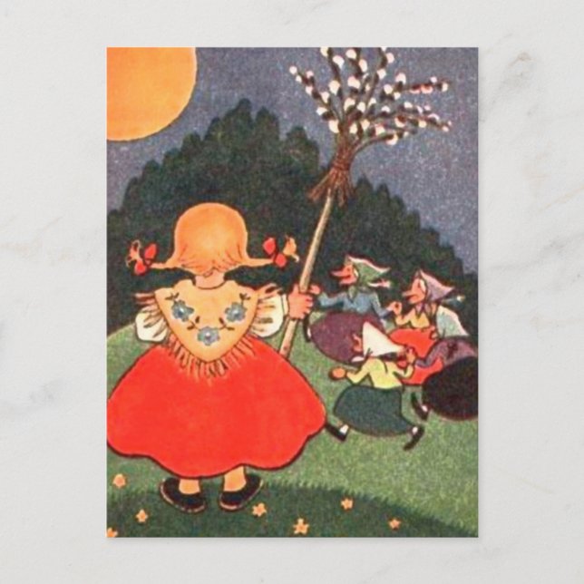 Vintage Easter Postcard (Front)