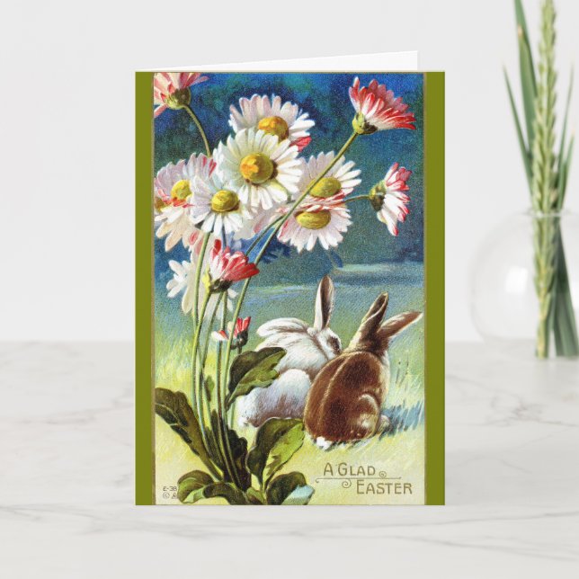 Vintage Easter Postcard - Easter Bunnies (Front)