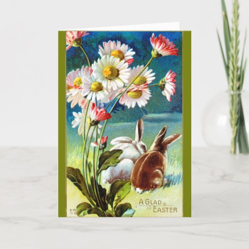 Vintage Easter Postcard _ Easter Bunnies