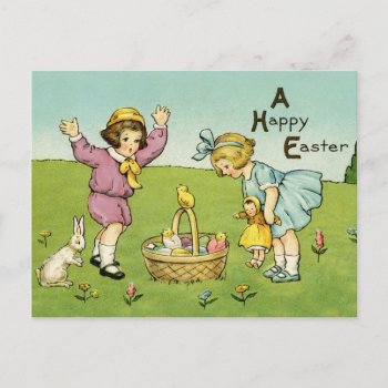 Vintage Easter Postcard Reproduction by GypsyPixie at Zazzle