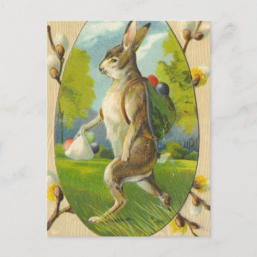 Vintage Easter Rabbit Postcard