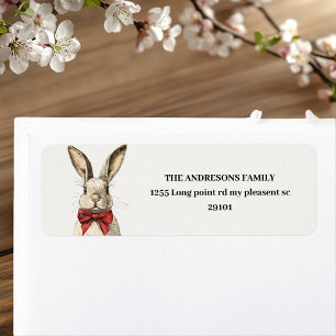 Vintage Easter Return Address Labels Nostalgic