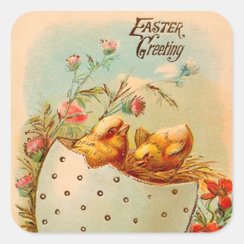 Vintage Easter sticker