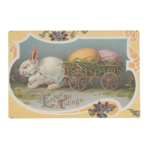 Vintage Easter Tidings Placemat