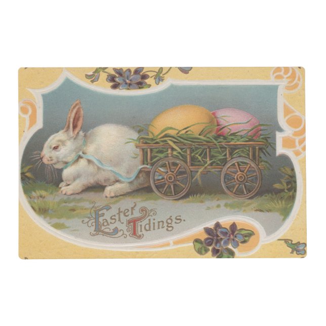 Vintage Easter Tidings Placemat (Front)