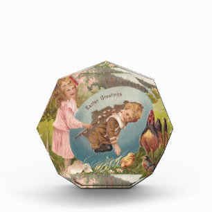 Vintage Easter Victorian Girl & Boy Award