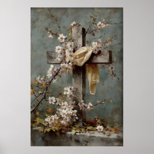 Vintage Easter Wall Art Set 6 Prints, Cottagecore