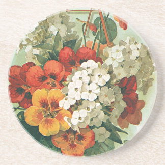 Vintage Eastman's Seed Catalog Cover Art, 1897 Drink Coaster