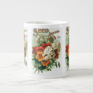 Vintage Eastman's Seed Catalog Cover Art, 1897 Large Coffee Mug