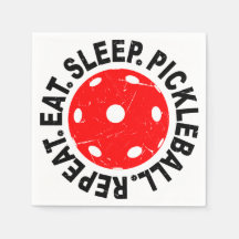 Vintage Eat Sleep Pickleball Repeat
