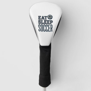 Vintage Eat Sleep Soccer Shirt Design (2)_1 Golf Head Cover