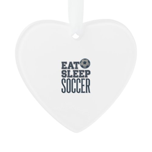 Vintage Eat Sleep Soccer Shirt Design (2)_1 Ornament