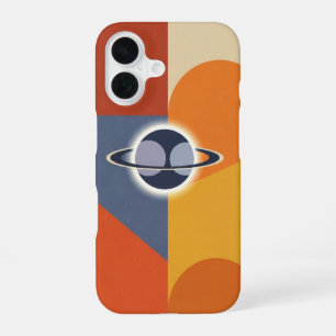 Vintage Eclipse on Blocks iPhone 16 Case