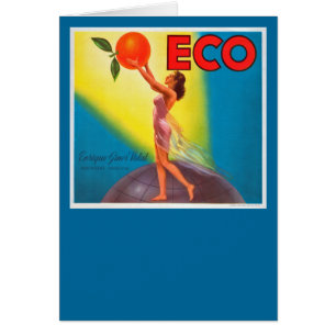 Vintage Eco Orange Label