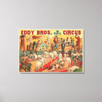 Vintage Eddy Brothers Circus Poster