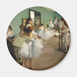 Vintage Edgar Degas The Dance Class Ballet Art Magnet