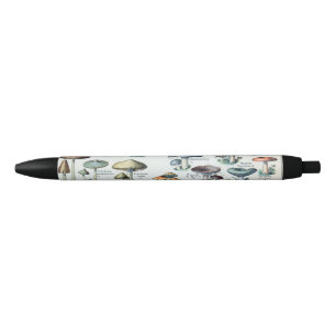 Vintage Edible Mushroom Chart Pen