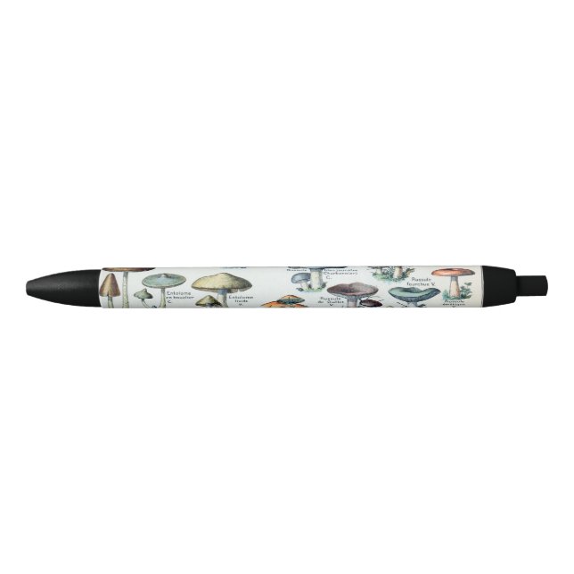 Vintage Edible Mushroom Chart Pen (Front)