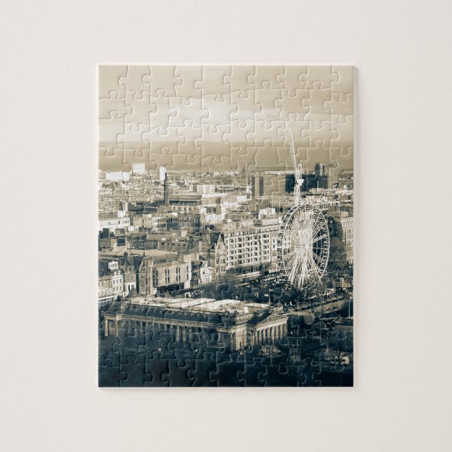 Vintage Edinburgh Jigsaw Puzzle (Vertical)