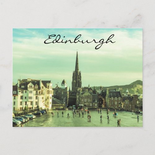 Vintage Edinburgh Postcard