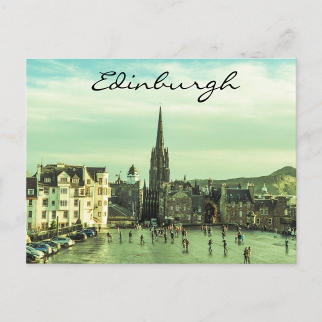 Vintage Edinburgh Postcard (Front)