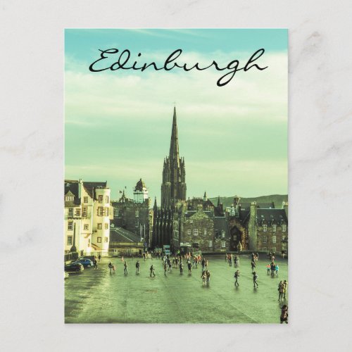 Vintage Edinburgh Postcard