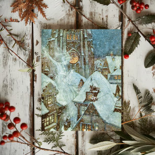 Vintage Edmund Dulac Snow Queen Postcard