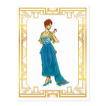 Vintage Edwardian Gown Fashion Vintage Art Postcard