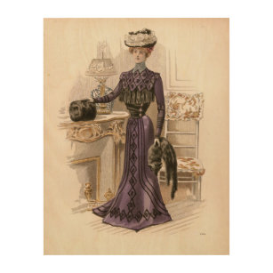 Elégances Féminines Edwardian Era Fashion Plate Poster for Sale