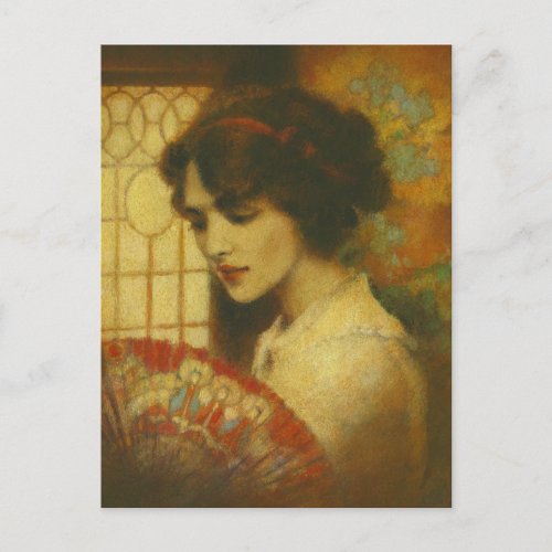 Vintage Edwardian Lady Postcard