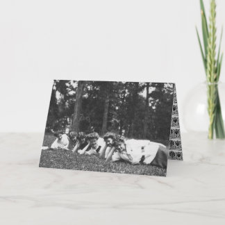 Vintage Edwardian Women Card