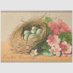 Vintage Eggs Easter Holiday Tissue Paper